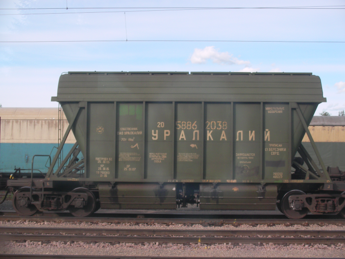 ロシアの貨車