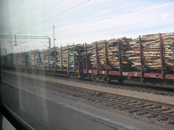 材木列車