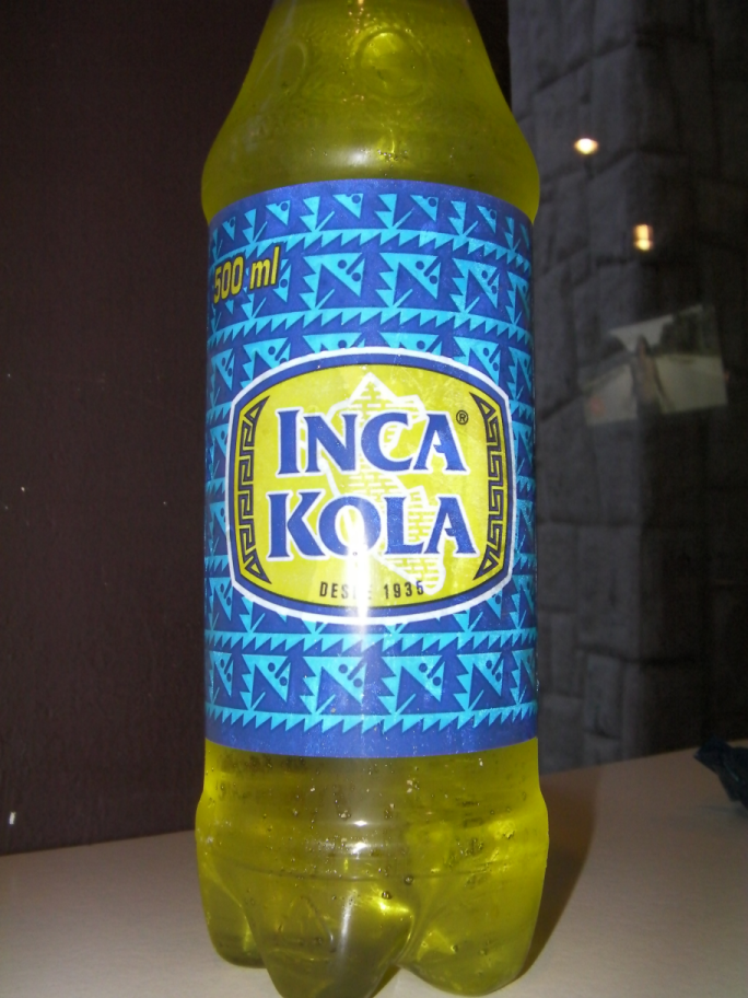 インカコーラはペルーの国民飲料